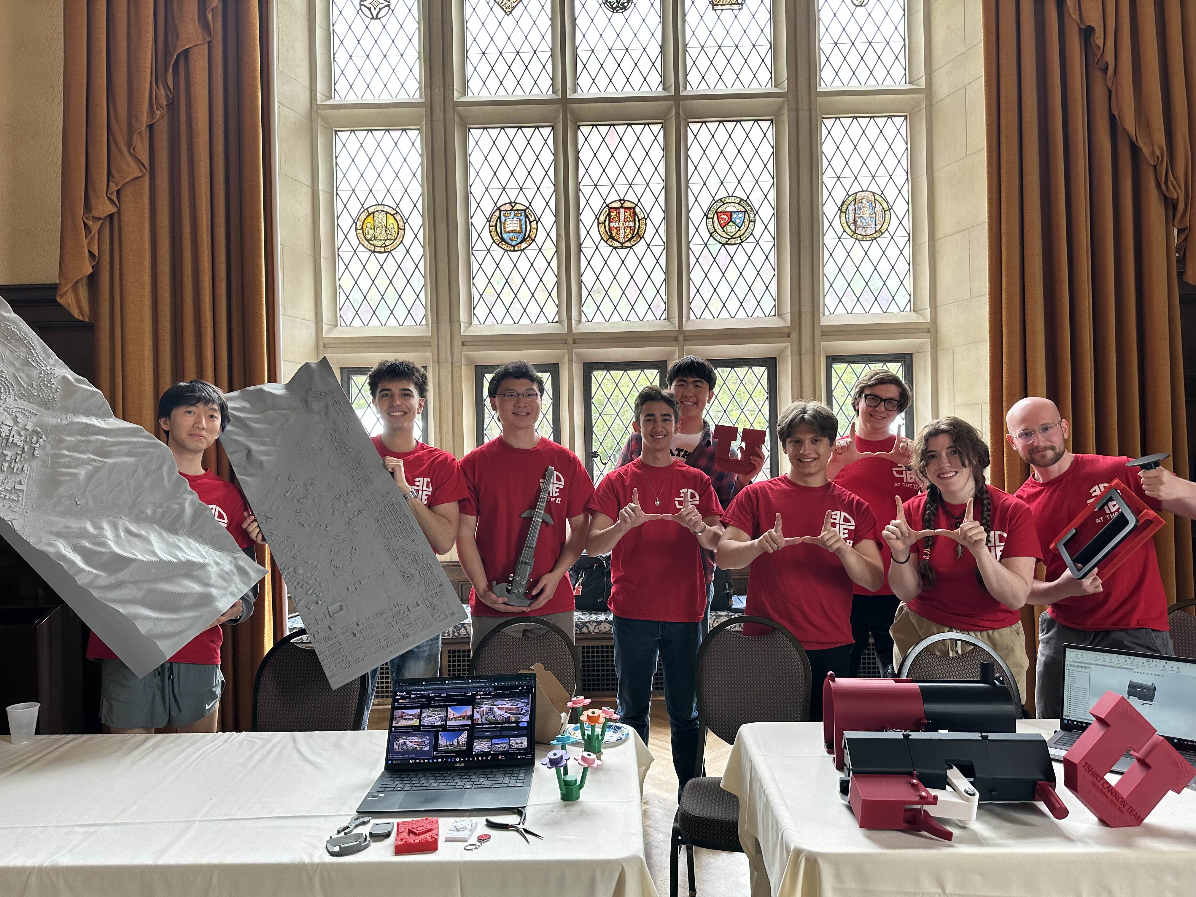 Team group photo during the project showcase